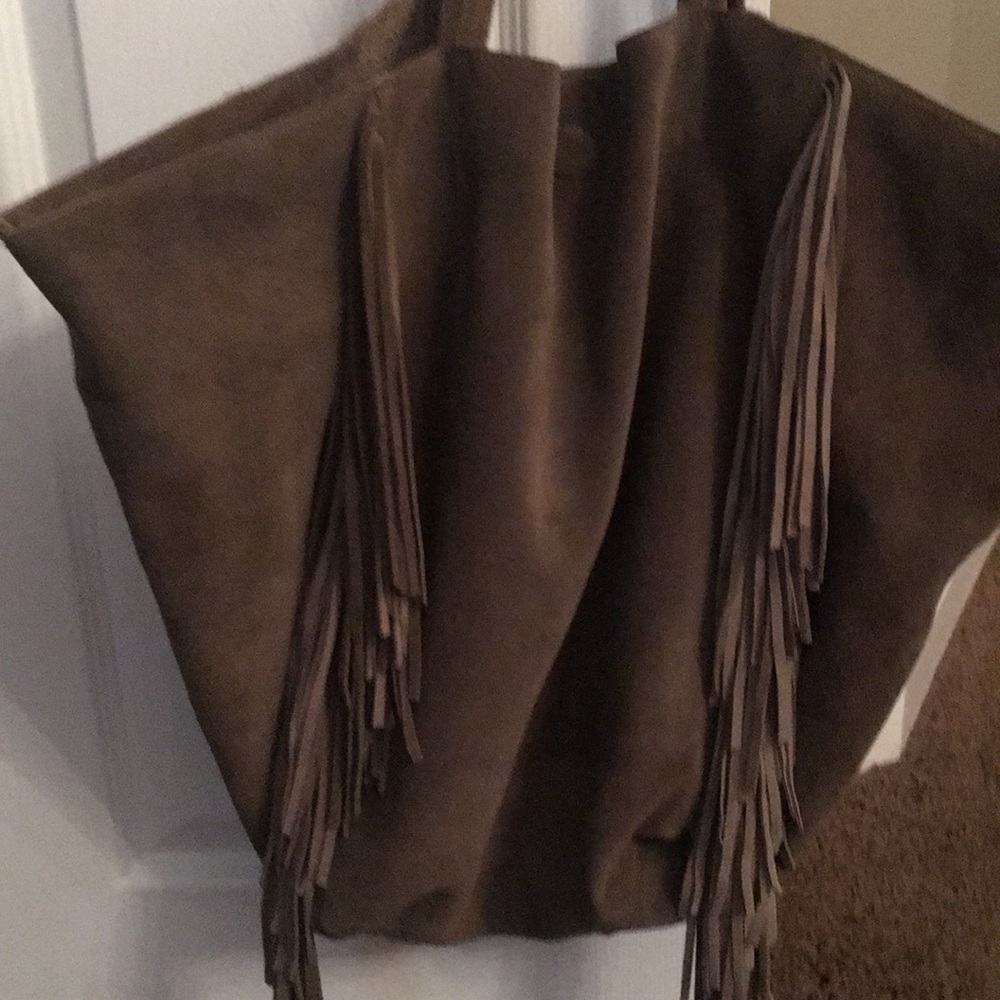 Brand New- Linea Pelle Fringe Tote